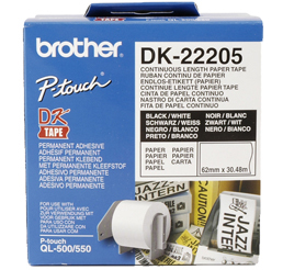 Brother - DK-22205 (papírová role 62mm x 30,48m) (DK22205)