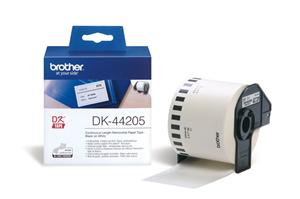 Brother - DK 44205 (papírová role bílá 62mm x 30,48m) - snadno odstranitelná (DK44205)