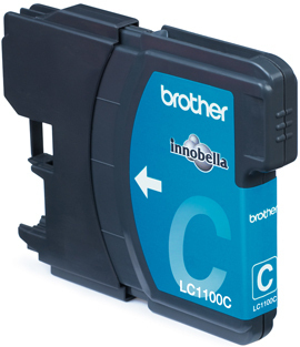 Brother LC-1100C (ink. azurový, 325 str. @ 5%) (LC1100C)