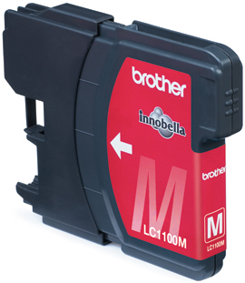 Brother LC-1100M (ink. magenta, 325 str. @ 5%) (LC1100M)