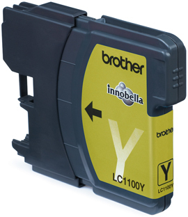 Brother LC-1100Y (ink. žlutý, 325 str. @ 5%) (LC1100Y)