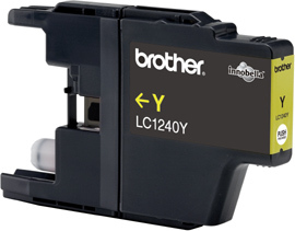 Brother LC-1240Y (ink. žlutý, 600 str. @ 5%) (LC1240Y)