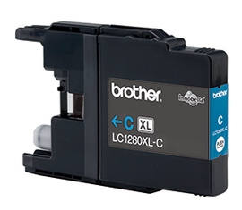 Brother LC-1280XLC (ink. azurový, 1200 str. @ 5%) (LC1280XLC)