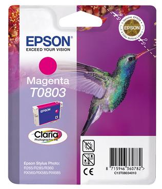 EPSON cartridge T0803 magenta (kolibřík) (C13T08034011)