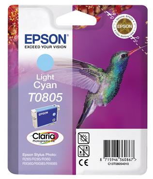 EPSON cartridge T0805 light cyan (kolibřík) (C13T08054011)