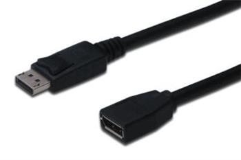 Digitus DisplayPort prodlužovací kabel, DP/F - DP/M 2.0m (AK-340200-020-S)