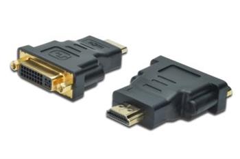 Digitus adaptér HDMI A samec / DVI(24+5) samice, černo/šedý (AK-330505-000-S)