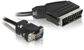 DeLock kabel 2m ze SCART na VGA (65028)