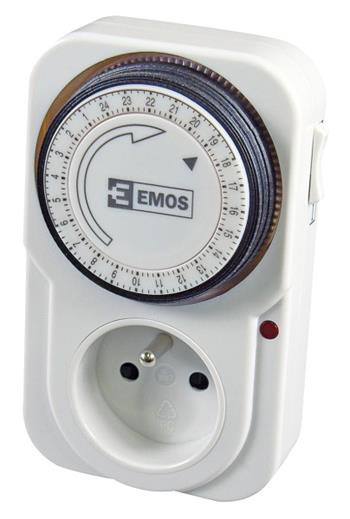 Emos spínací hodiny TS-MD3, mechanické - 1 zásuvka (1907010010)