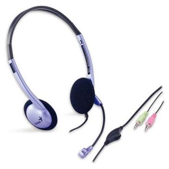 Genius headset HS-02B (stereo sluchátka + mikrofon) (31710037100)