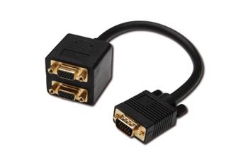 Digitus VGA Rozbočovací kabel, D-Sub15 - 2x D-Sub15 (AK-310400-002-S)