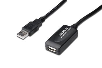 Digitus USB 2.0 aktivní prodlužovací kabel 15m (DA-73101)