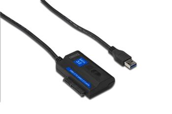 Digitus Adaptérový kabel USB 3.0 na SATA3 1,2 M včetně napájecího zdroje (DA-70326)