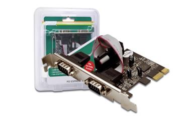Digitus Adaptér PCI Express x1 2xseriový port, +low profile čipová sada: ASIX99100 (DS-30000-1)