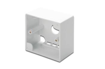 Digitus krabice pro nástěnnou montáž zásuvky, 80x80x42, bílá (DN-93803)