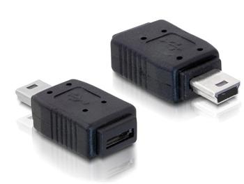 Delock redukce USB mini samec na USB micro B samice (65155)
