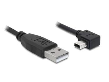 Delock kabel USB 2.0 A-samec > USB mini-B 5-pin samec pravoůhlý, 0,5 metru (82680)