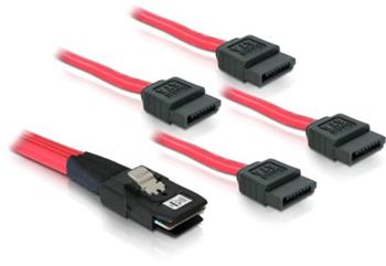 Delock kabel SAS mini 36-pin / 4x SATA 50 cm (83057)