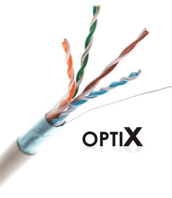 OPTIX FTP kabel (drát) Cat5e PVC Eca, 4páry Standard, bal. 305m/box (1200)