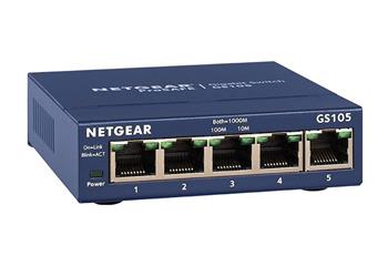 Netgear 5x 10/100/1000 Ethernet Unmanaged Switch (GS105GE)