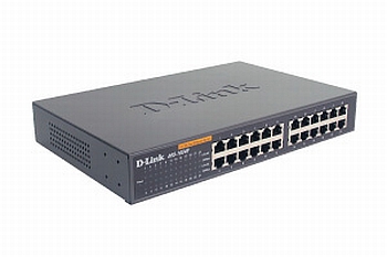 D-Link 24-Port 10/100Mbps Fast Ethernet Unmanaged Switch (DES-1024D/E)