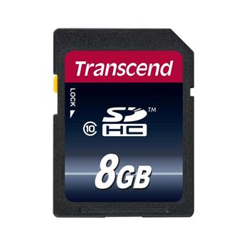 Transcend 8GB SDHC (Class 10) (Premium) paměťová karta (TS8GSDHC10)
