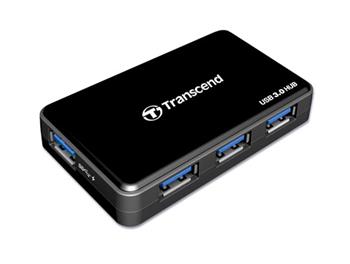 Transcend USB 3.0 Hub 4-port + napájecí zdroj (TS-HUB3K)