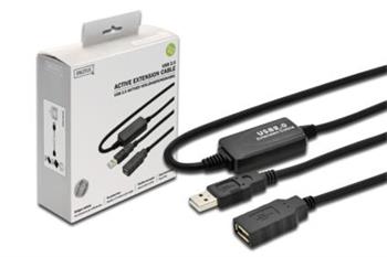Digitus USB 2.0 aktivní prodlužovací kabel 10m (DA-73100-1)