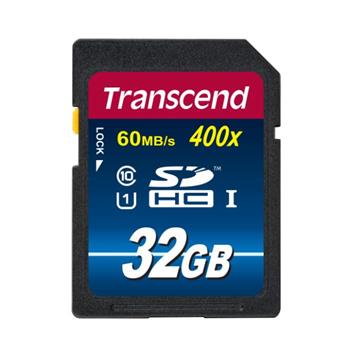 Transcend 32GB SDHC (Class10) UHS-I 400X (Premium) paměťová karta (TS32GSDU1)