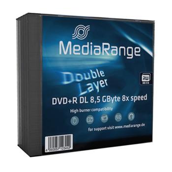 MEDIARANGE DVD+R 8,5GB 8x Dual Layer slimcase 5ks (MR465)