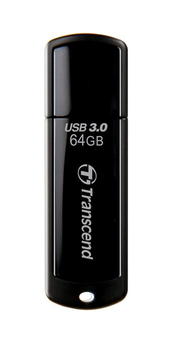 Transcend 64GB JetFlash 700, USB 3.0 flash disk, černý (TS64GJF700)