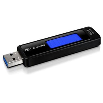 Transcend 64GB JetFlash 760, USB 3.0 flash disk, LED indikace, černo/modrý (TS64GJF760)