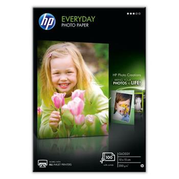HP CR757A Photo Paper Glossy Everyday, 100 ks, 100 x 150 mm, 200 g/m2 (CR757A)