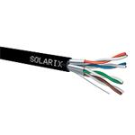 Instalační kabel Solarix CAT6A STP PE Fca 500m/cívka