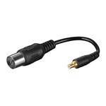 Kabel adapter k DVB-T tunerům, 10cm (IEC female - MCX male)