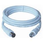 Kabel anténní TV propojovací M/F 75 Ohm 3m
