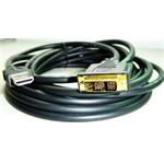 Kabel HDMI-DVI 3m, M/M stíněný, zlacené kontakty