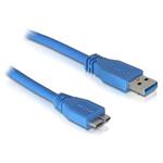 Kabel USB 3.0  A (M) - Micro (M) délka 1m, modrý