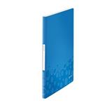 Katalogová kniha Leitz WOW, PP, 20 kapes, modrá