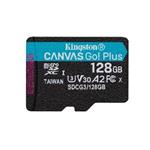 KINGSTON 128GB microSDHC Canvas Go! PLus 170R/100W U3 UHS-I V30 Card bez adapteru