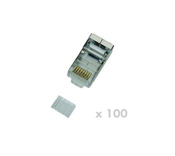 Konektor Plug Plug STP CAT6 8p8c - RJ45 drát (balení 100ks)