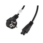 LANBERG CEE 7/7 (MICKEY) na IEC 320 C5 POWER CORD 3M VDE černý