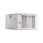 LANBERG RACK CABINET 19" WALL-MOUNTED 6U 570X600 FAST ASSEMBLY (FLAT PACK) GREY