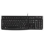 LOGITECH klávesnice K120, CZ - USB černá, nízkoprofilové klávesy