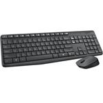 Logitech klávesnice s myší Wireless Combo MK235, CZ, černá