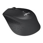 Logitech myš M330 Silent Plus, optická, bezdrátová, 3 tlačítka, 1000dpi - černá