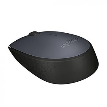 Logitech myš Wireless Mouse M170, bezdrátová, optická, 2 tlačítka, bezdrátový přijímač USB, černá