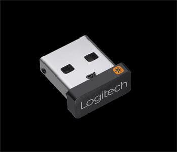 Logitech Unifying přijímač, černý