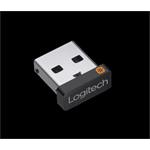 Logitech Unifying přijímač, černý