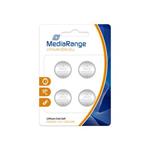 MediaRange Premium baterie Coin Cells, CR2032 3V Lithium 4pck/BAL
